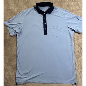 Greyson Polo Mens Light Blue Golfer‎ Golf Stretch Performance Sz XL